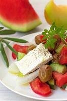 Salat mit Oliven