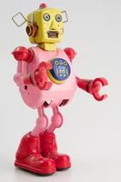 rosa Roboter (Viertelansicht) foto