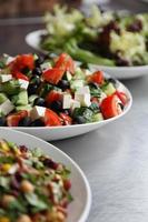 Trio von frischen Salaten
