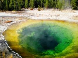 Winde Pool (Yellowstone, USA) foto
