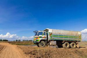 LKW-Boden zu Staub. foto