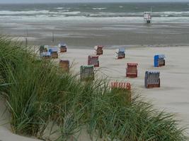 am Strand der Insel Juist foto