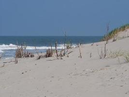 Der Strand der Insel Juist in Deutschland foto