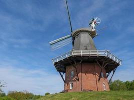 Der Hafen von Greetsiel in Deutschland foto