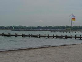 Travemünder Strand in Deutschland foto