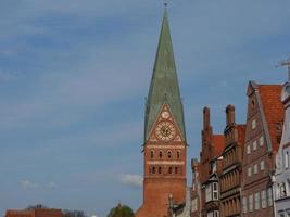 Die Stadt Lüneburg in Norddeutschland foto