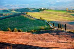 toskanische Landschaft, italienische Landschaft foto