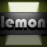 Zitronenwort aus Eisen auf Kohlenstoff foto