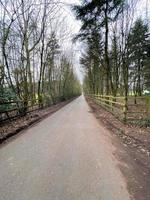 ein blick auf die landschaft von cheshire bei carden foto