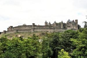 ein blick auf carcassonne in frankreich foto