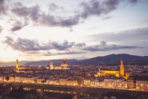 Landschaft der Stadt Florenz foto