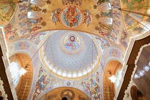 das Gemälde auf der Kuppel der Kathedrale des Meeres Nikolsokgo foto