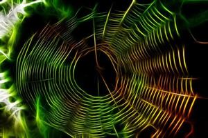 abstraktes Spinnennetz foto