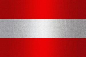 Flagge von Österreich auf Stein foto
