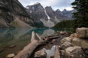 Moränensee, Banff Nationalpark, Alberta, Kanada foto