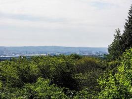 hdr-ansicht der stadt belfast foto