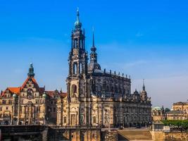 hdr hofkirche in dresden foto