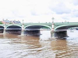 HDR Westminster Bridge in London foto