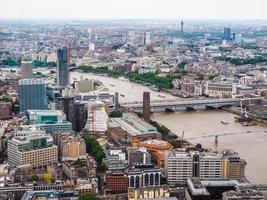 hdr-luftaufnahme von london foto