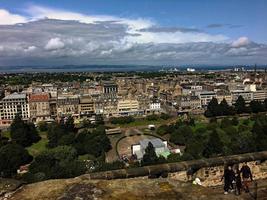 ein blick auf edinburgh in schottland foto