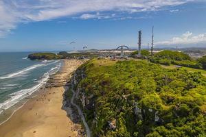 Luftbild von Torres, Rio Grande do Sul, Brasilien. Küstenstadt im Süden von Brasilien.