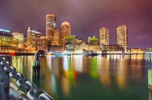 Bostoner Hafen und Finanzviertel