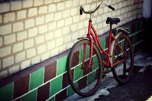 altes Fahrrad foto