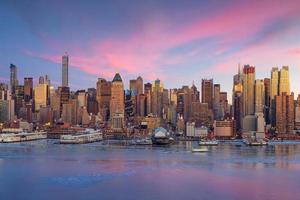 New York City mit Wolkenkratzern