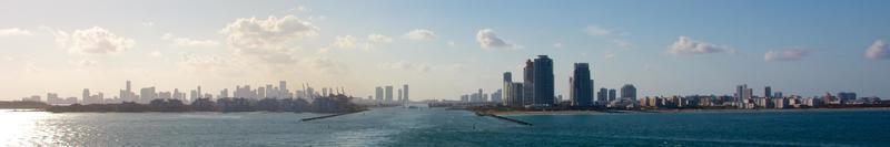 Miami Hafen Panorama foto