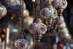traditionelle türkische Lampen foto
