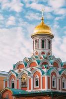 kazan kathedrale in moskau, russland foto
