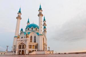 Moschee "Kul Sharif" im Kazan Kreml, Tatarstan, Russland foto