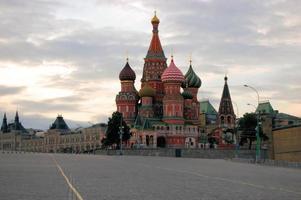 st. Basilikum Kathedrale auf rotem Quadrat in Moskau, Russland