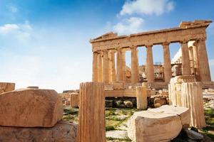 Akropolis von Athen in Griechenland im Sommer