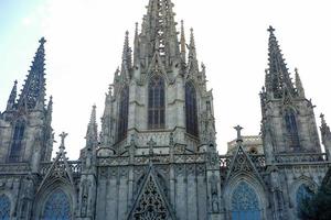 barcelona kathedrale im gotischen viertel, katalonien, spanien.16.11.2019 foto