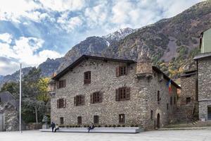 andorra la vella, andorra, 26. november 2019 - die casa de la vall foto