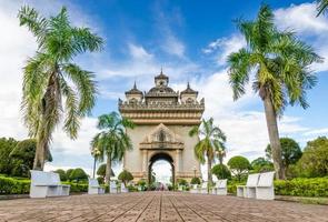 Patuxai-Denkmal in Vientiane, Laos foto