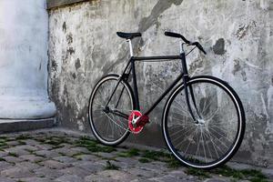 altes Singlespeed-Fahrrad foto