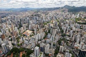 Luftaufnahme der Stadt Belo Horizonte in Minas Gerais, Brasilien. foto