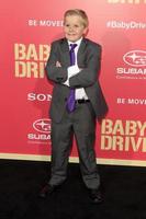 los angeles, 14. juni - brogan hall bei der baby-driver-premiere im theater im ace hotel am 14. juni 2017 in los angeles, ca foto