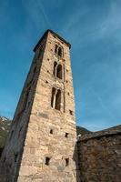 esglesia de sant miquel d engolasters. Kirchengebäude in Escaldes-Engordany, Andorra. foto