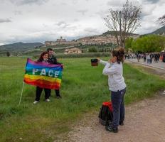 Assisi, Italien, 2022 – Marsch für Frieden gegen jeden Krieg foto