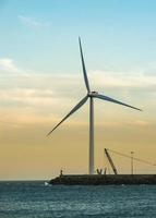 windkraftanlage im süden von gran canaria, kanarische inseln foto