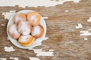 Donuts mit Puderzucker foto