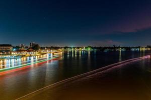 Blick auf den Fluss Chopaya Bangkok Thailand foto