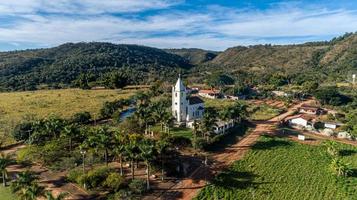 Luftaufnahme einer brasilianischen Stadt foto