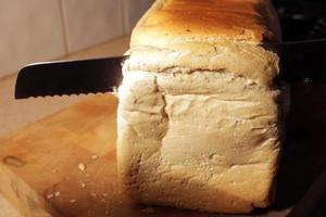 frisch gebackenes Brot foto
