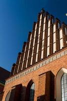 gotische erzkathedrale basilika des martyriums des hl. Johannes der Täufer in der Altstadt von Warschau, Polen foto