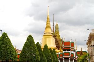 wat phra kaew, großer palast, bangkok, thailand foto
