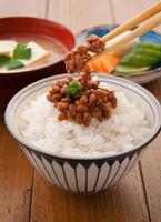 japanische Küche, Natto und Reis